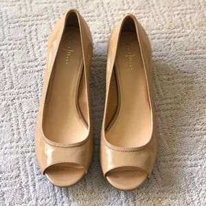 Cole Haan Nude Wedge Heel